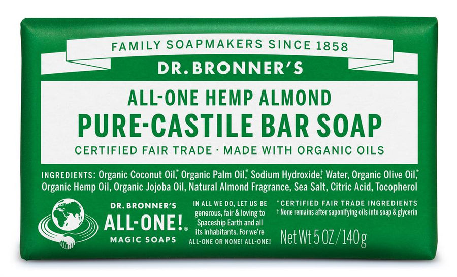 Dr Bronner's Almond Soap Bar 140g
