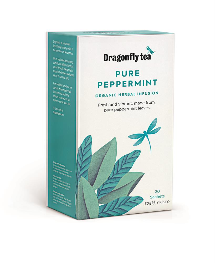 Dragonfly Organic Pure Peppermint Tea 20 Sachets