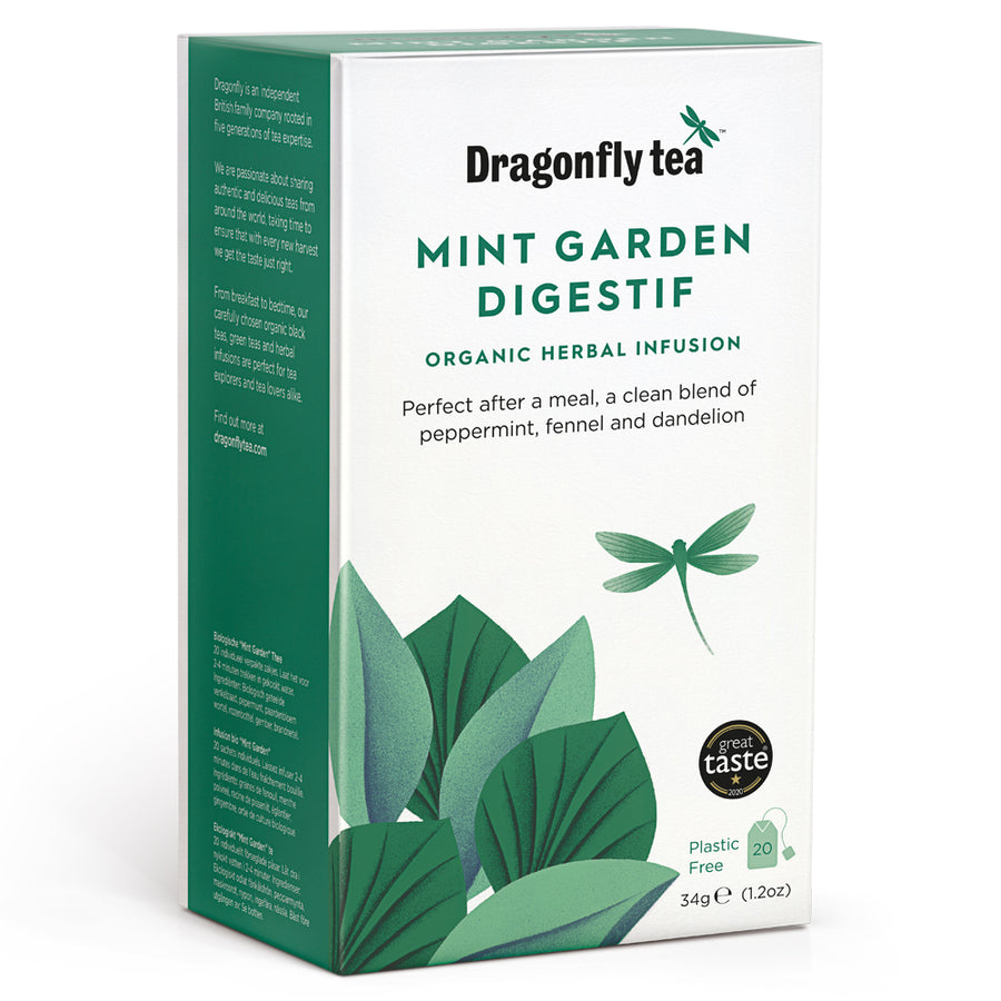 Dragonfly Tea Organic Mint Garden Digestif 20 Sachets