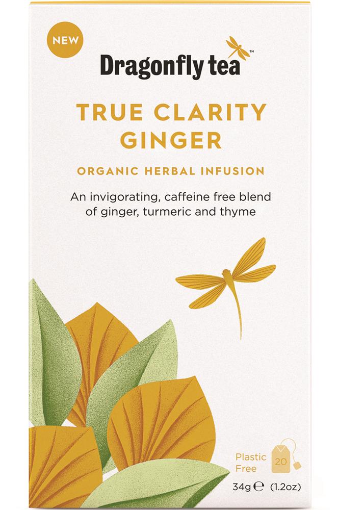 Dragonfly Organic True Clarity Ginger Herbal Infusion 20's