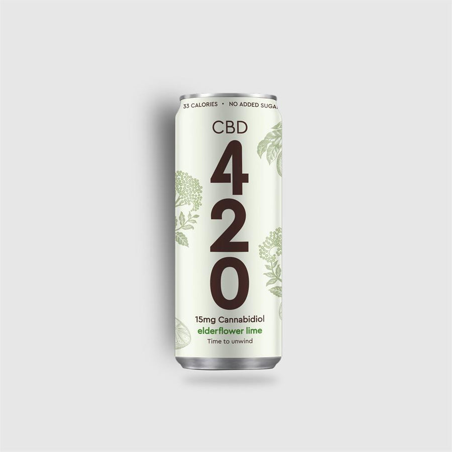 Drink 420 CBD Infused Elderflower & Lime Drink 250ml - Pack of 6