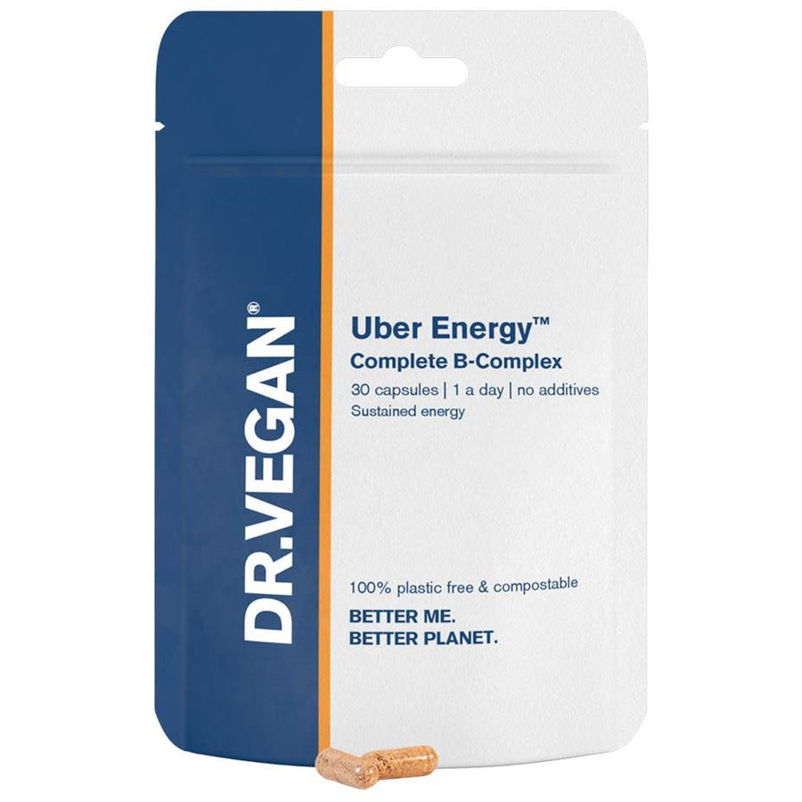 Dr Vegan Uber Energy Complete B Complex - 30 Capsules