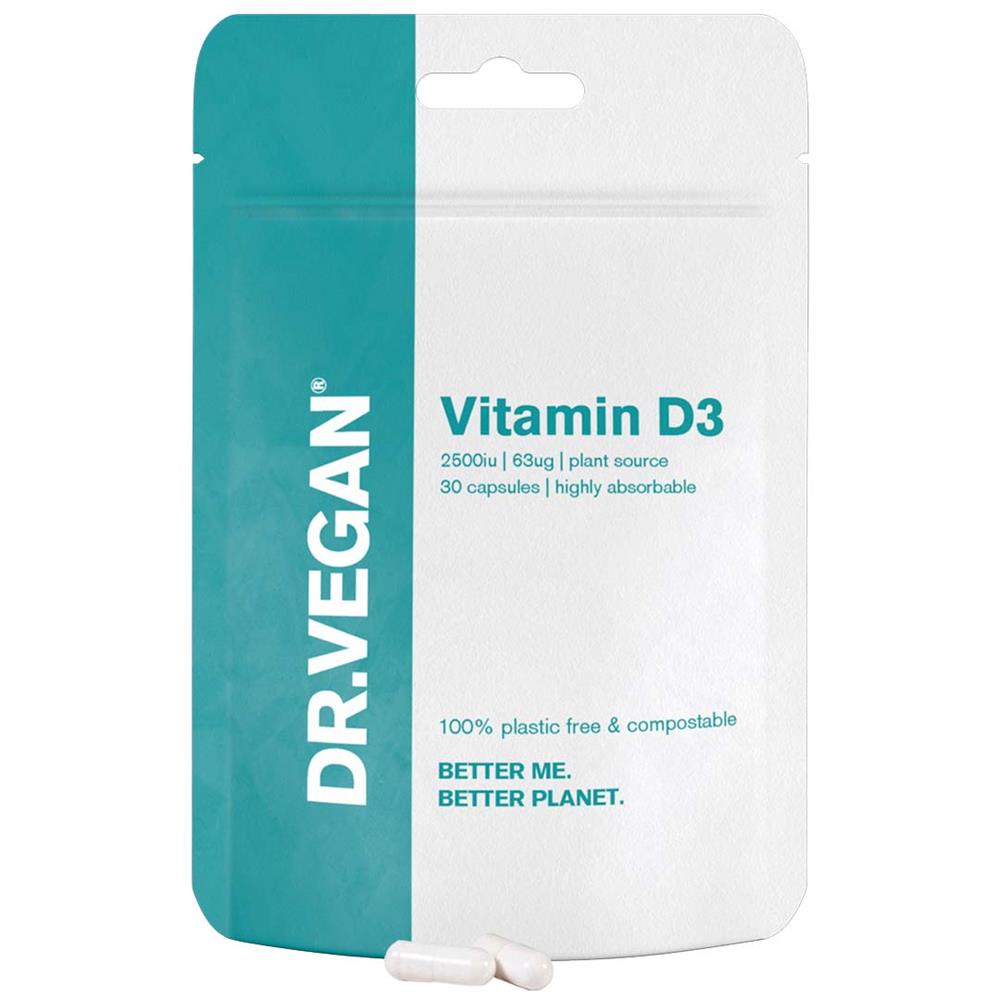 Dr Vegan Vitamin D3 2500iu - 30 Capsules
