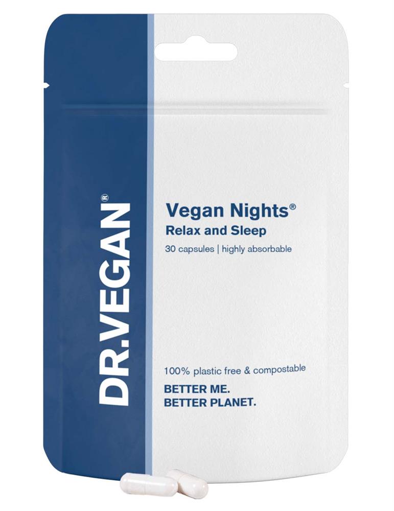 Dr Vegan Nights Relax & Sleep 30 Capsules