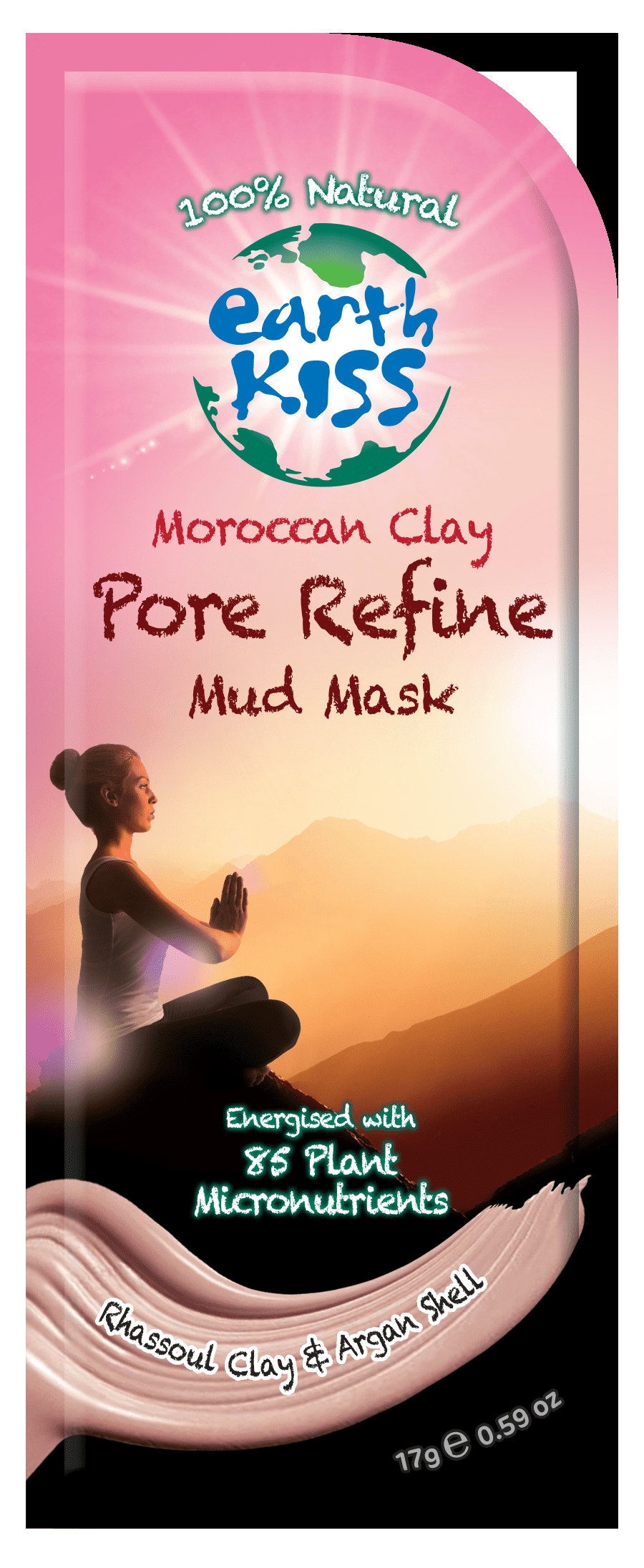 Earth Kiss Moroccan Clay Pore Refine Mud Mask 17g