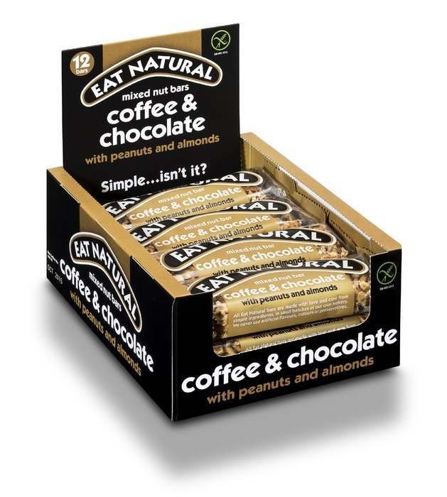 Eat Natural Coffee & Chocolate Mixed Nut Bar 45g - Pack of 12 