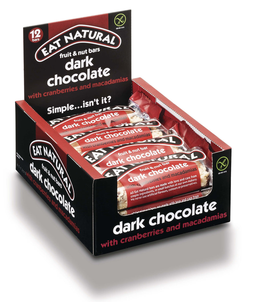 Eat Natural Dark Chocolate Fruit & Nut Bar 45g - Pack of 12