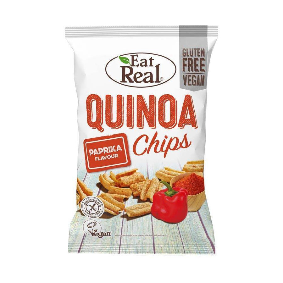 Eat Real Quinoa Paprika Chips 45g - Pack of 6