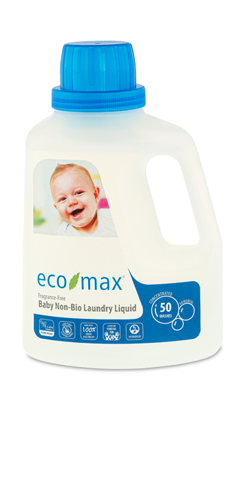 Eco-Max Fragrance Free Baby Non-Bio Laundry Liquid 1.5 Litre