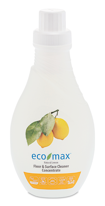 Eco-Max Natural Lemon Floor & Surface Cleaner Concentrate 1.5 Litre