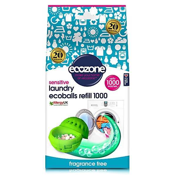Ecozone Sensitive Laundry Ecoball Refills - 1000 Washes