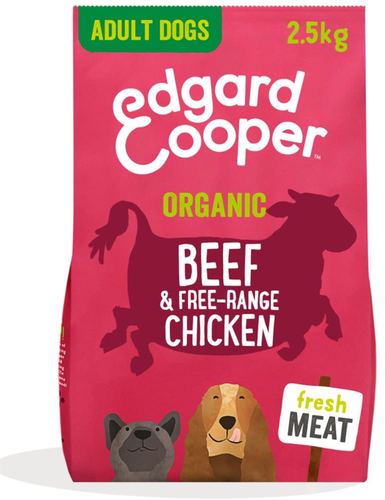 Edgard & Cooper Organic Beef & Chicken Dog Kibble 2.5kg