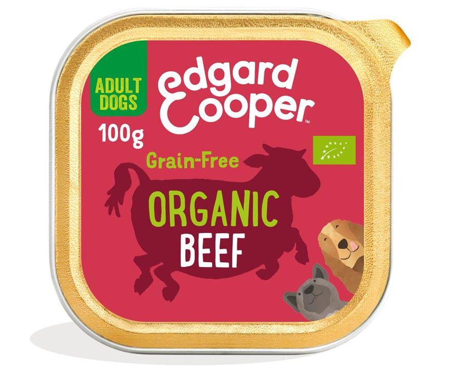Edgard & Cooper Organic Beef with Coconut & Chia for Dogs 100g