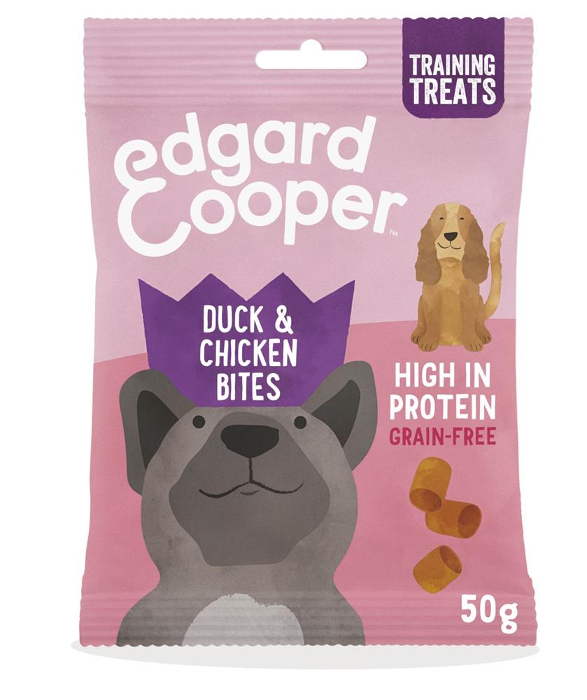 Edgard & Cooper Duck & Chicken Treats for Dogs 50g