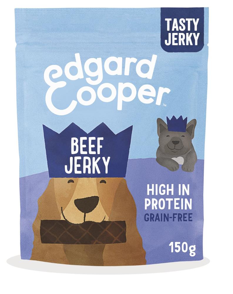 Edgard & Cooper Beef Jerky Treat for Dogs 150g