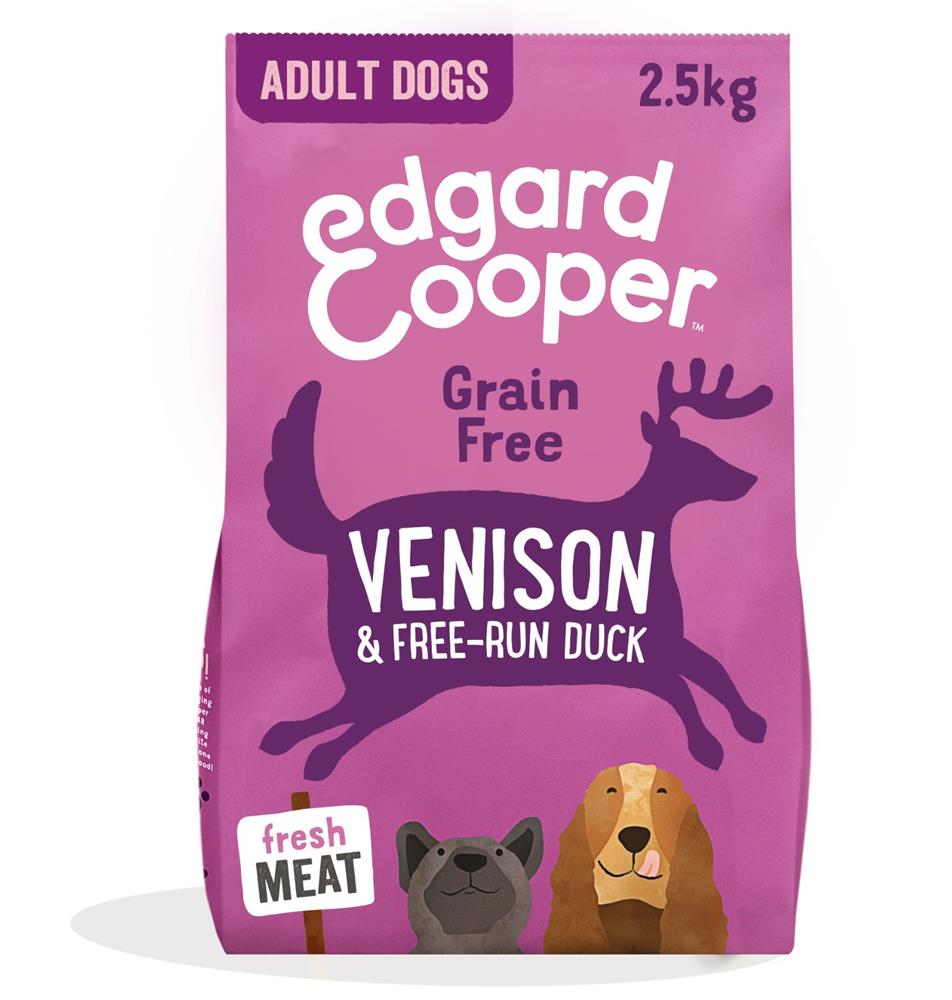 Edgard & Cooper Venison & Duck Dog Kibble 2.5kg