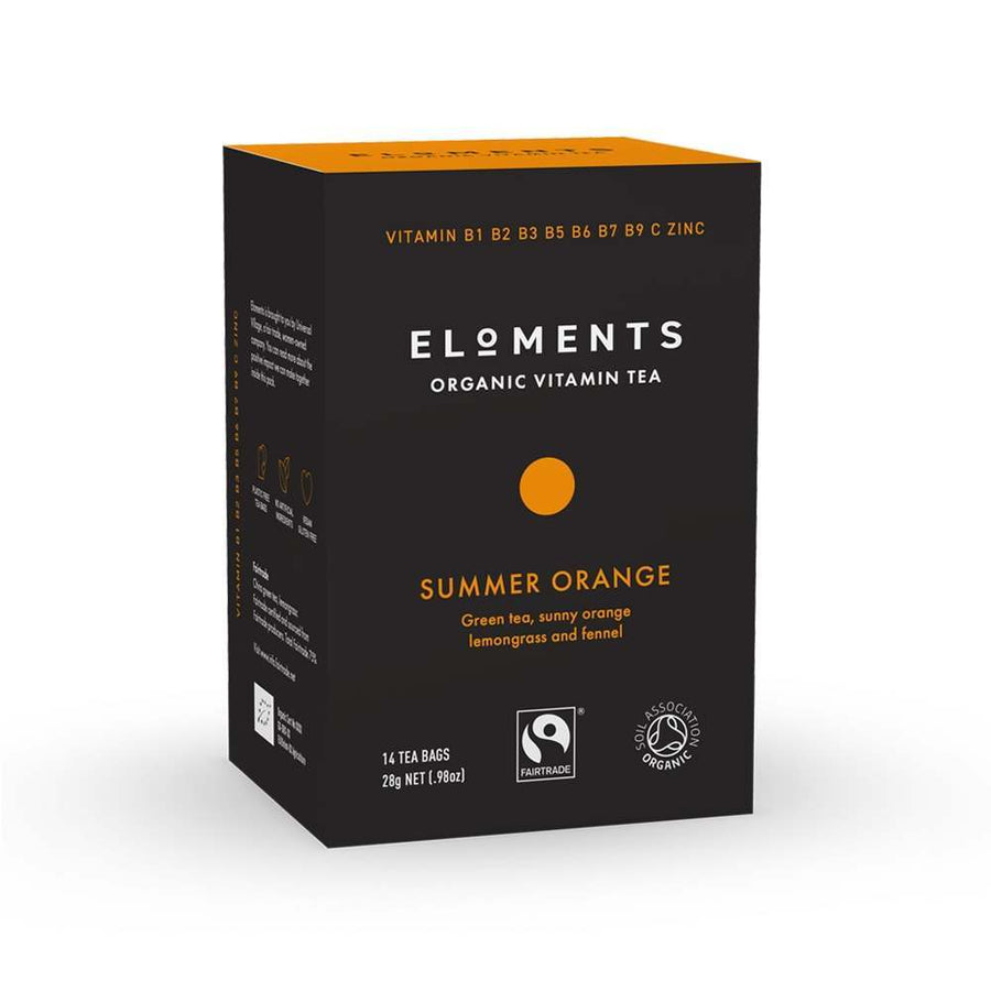 Eloments Organic Vitamin Tea Summer Orange 14 Tea Bags