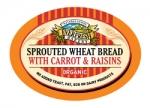 Everfresh Bakery Organic Sprouted Wheat Bread with Carrot & Raisins 400g
