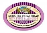 Everfresh Bakery Organic Sprouted Wheat Bread with Fruit & Almonds 400g