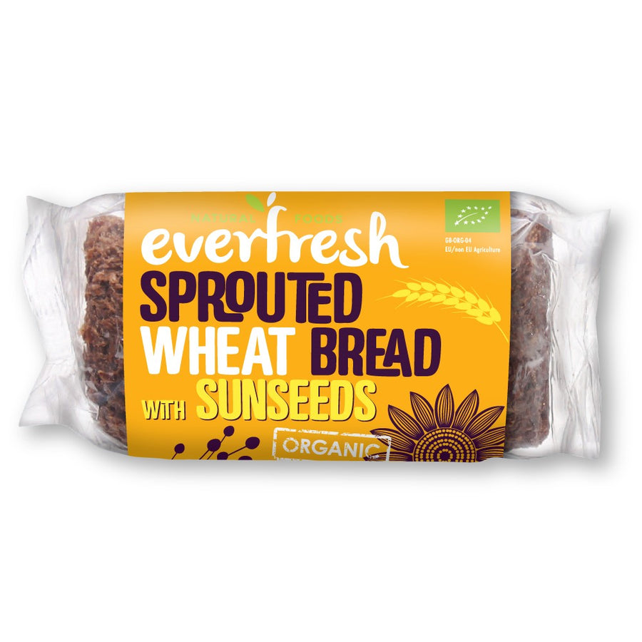 Everfresh Bakery Organic Sprouted Wheat Bread with Sunseeds 400g