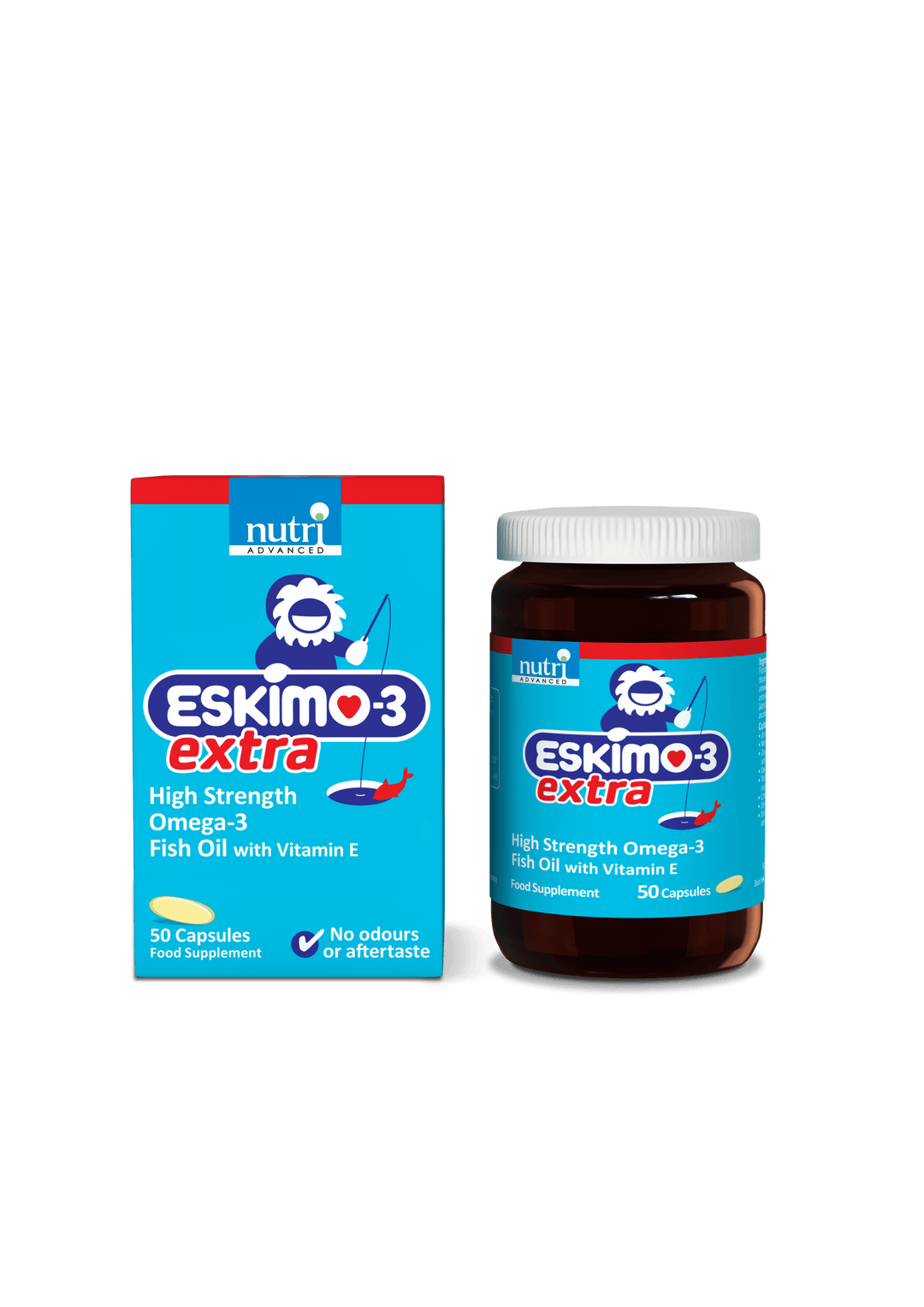 Eskimo-3 Extra High Strength Omega-3 Fish Oil 50 Capsules