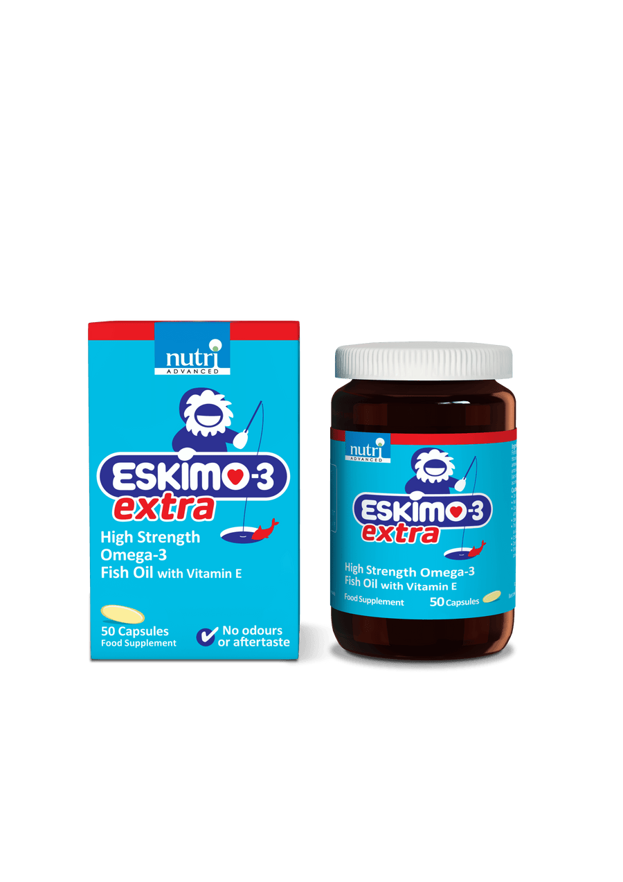 Eskimo-3 Extra High Strength Omega-3 Fish Oil 50 Capsules