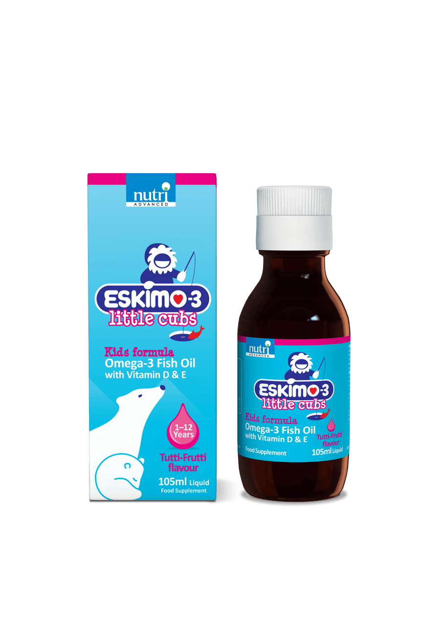 Eskimo-3 Little Cubs Tutti Frutti Omega-3 Fish Oil Liquid 105ml