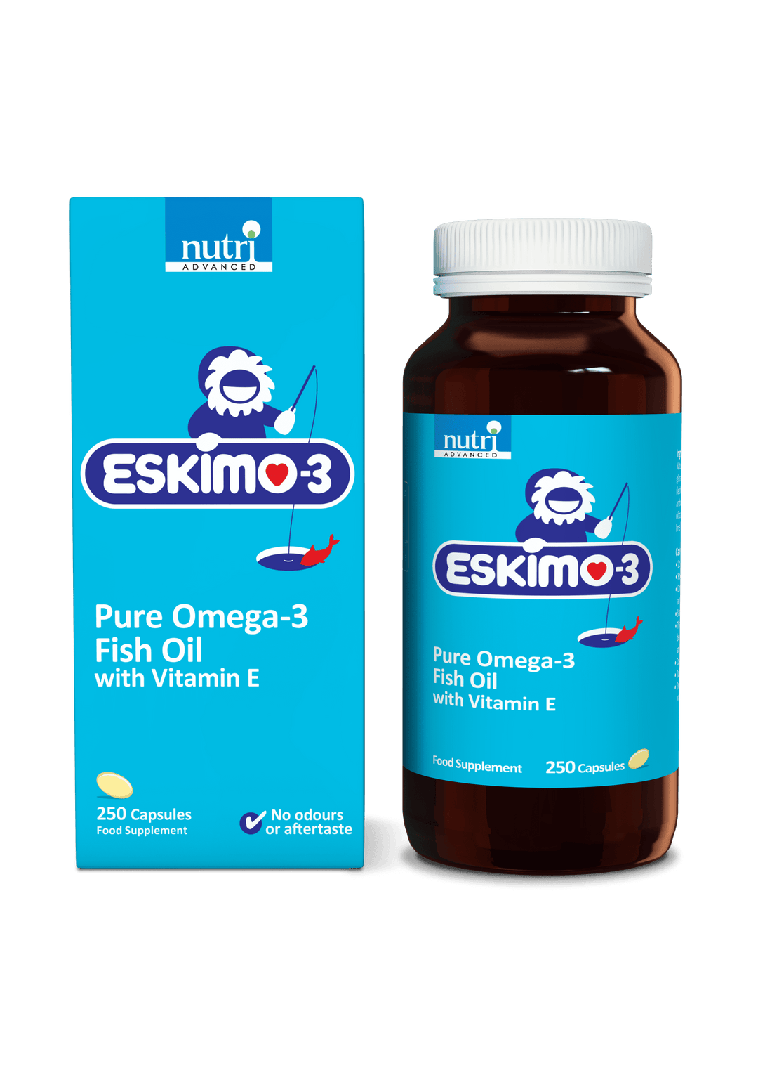 Eskimo-3 Pure Omega-3 Fish Oil 250 Capsules