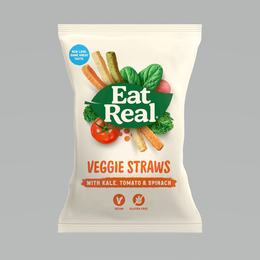 Eat Real Veggie & Kale Straws 142g - Pack of 5