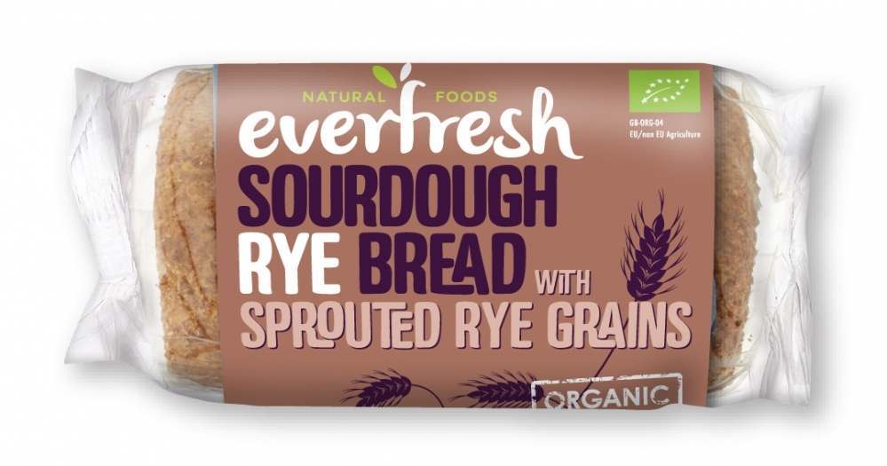 Everfresh Bakery Organic Rye Sourdough Bread 400g