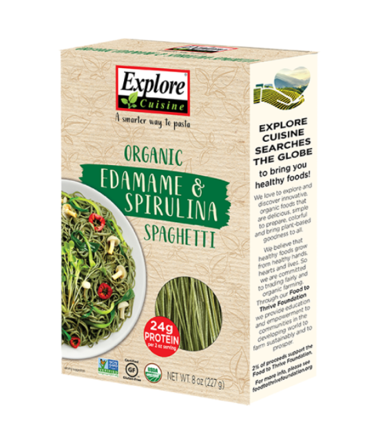Explore Cuisine Organic Edamame & Spirulina Spaghetti 200g