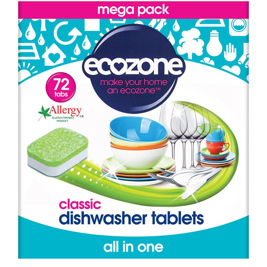 Ecozone Classic All In One 72 Dishwasher Tablets