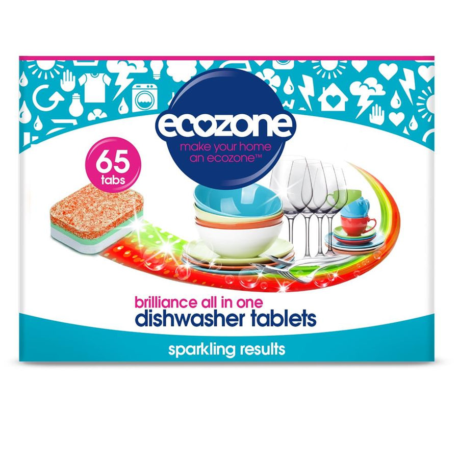 Ecozone Brilliance All In One 65 Dishwasher Tablets