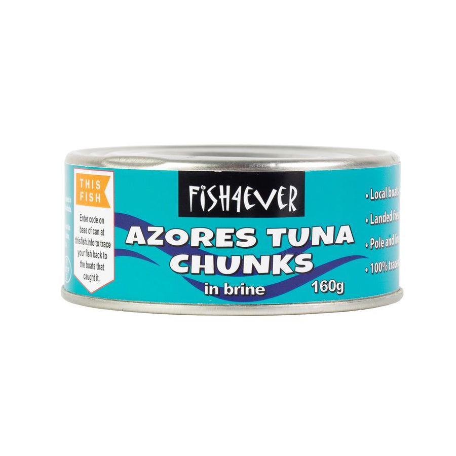 Fish4Ever Azores Tuna Chunks in Brine 160g - Pack of 3