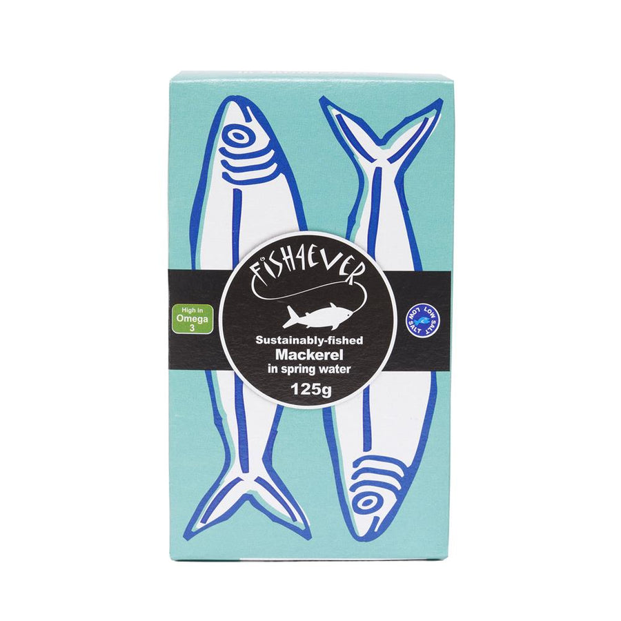 Fish4Ever Mackerel in Spring Water 125g - Pack of 2