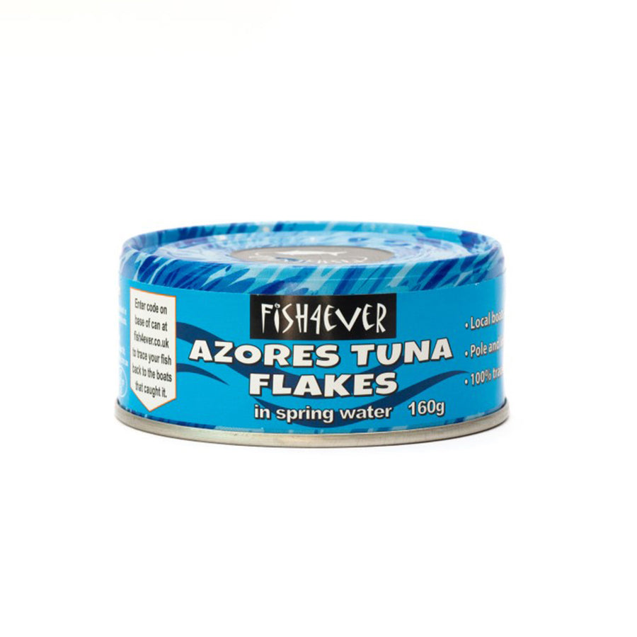 Fish4Ever Azores Tuna Flakes in Spring Water 160g - Pack of 3