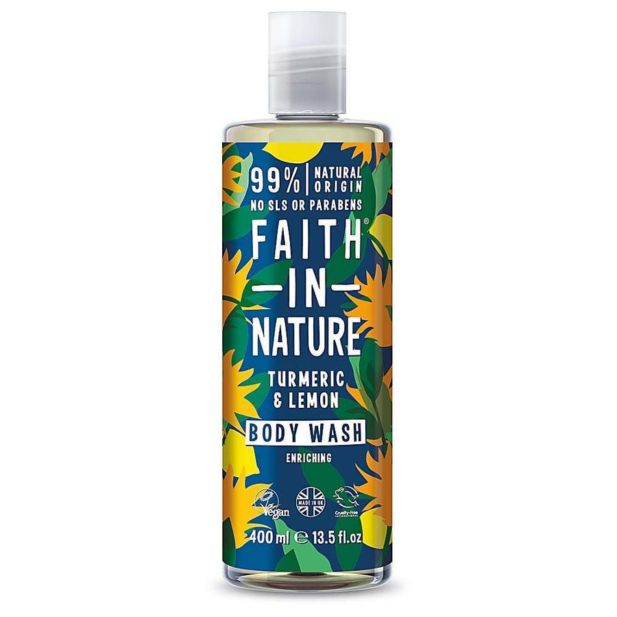 Faith in Nature Turmeric & Lemon Body Wash 400ml