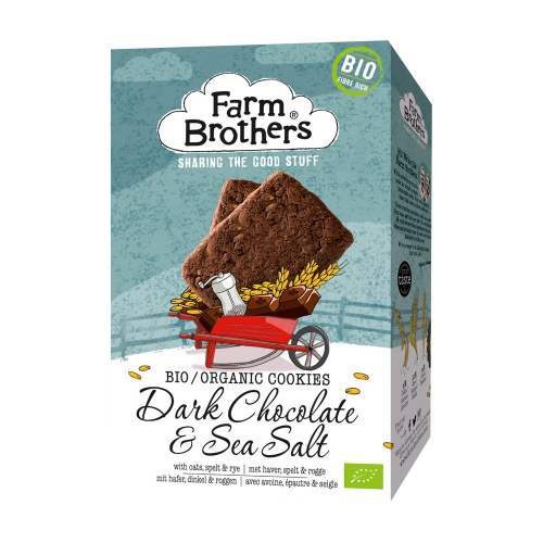 Farm Brothers Chocolate & Sea Salt Organic Cookies 150g