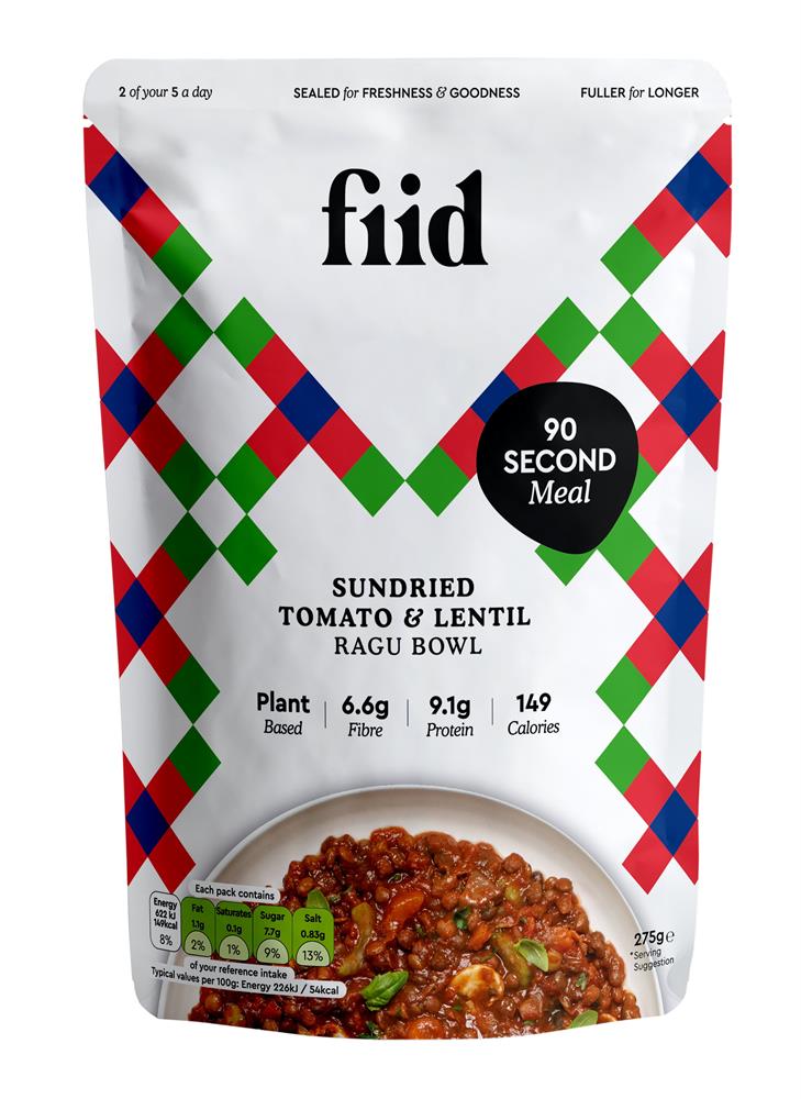 Fiid Sundried Tomato & Lentil Ragu 400g - Pack of 2