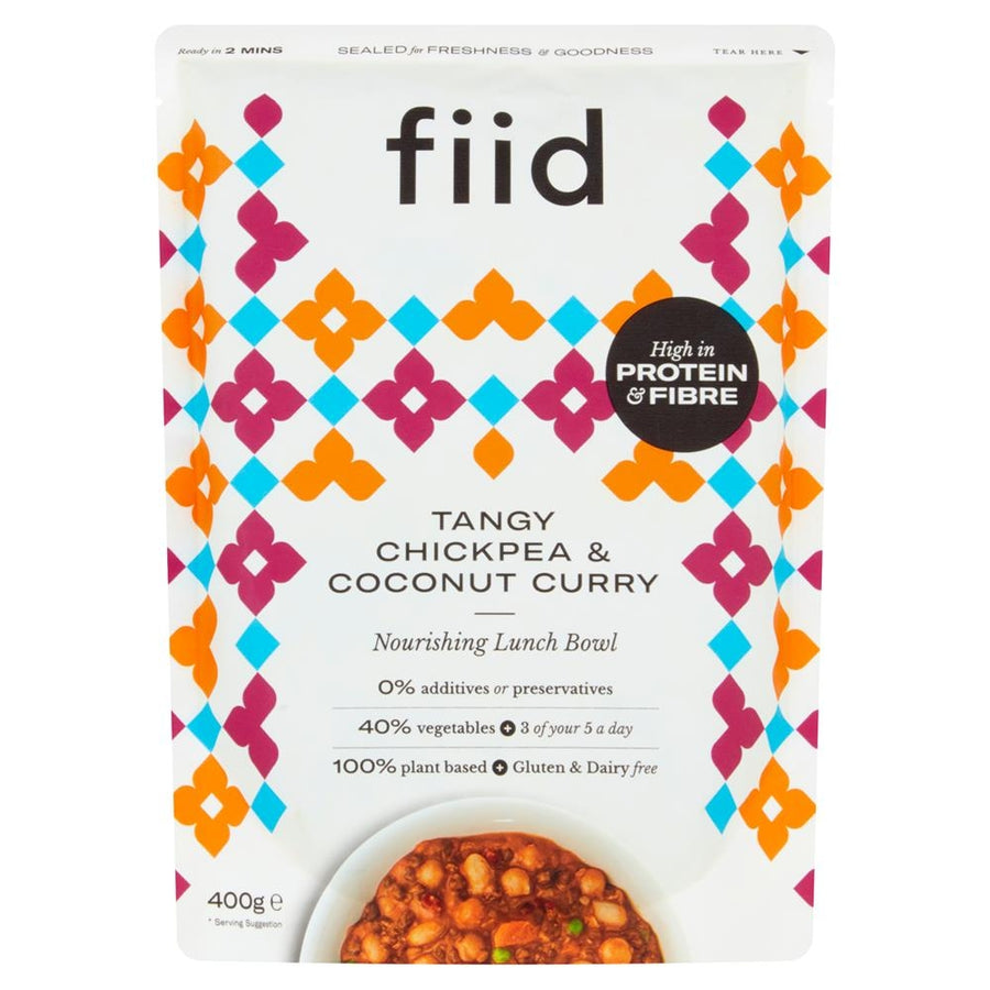 Fiid Tangy Chickpea & Coconut Curry 400g - Pack of 2