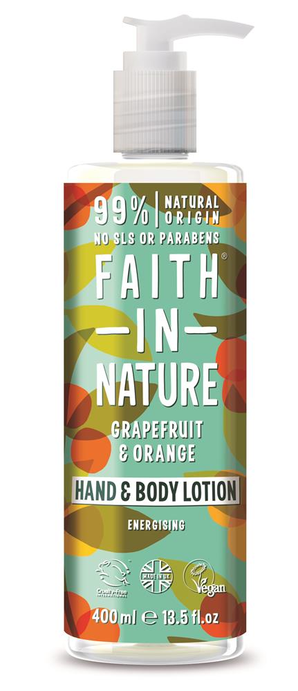 Faith In Nature Grapefruit & Orange Hand & Body Lotion 400ml