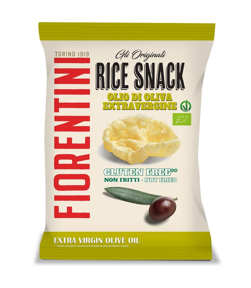 Fiorentini Organic Rice Snack with Olive Oil 40g