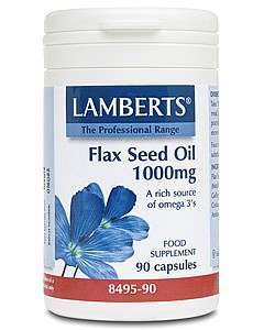 Lamberts Flax Seed Oil 1000mg 90 Capsules