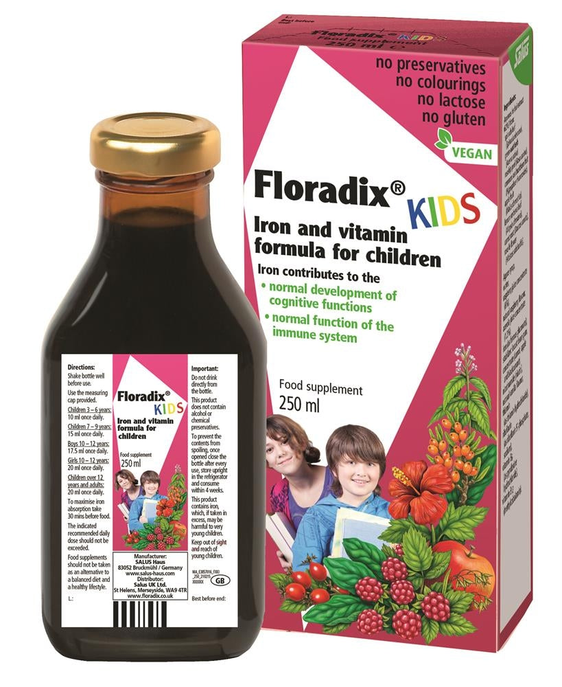 Floradix Kids Iron & Vitamin Formula for Children 250ml