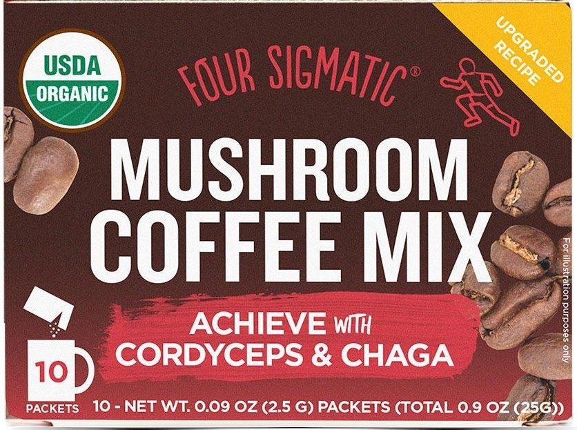 Four Sigmatic Mushroom Coffee with Cordyceps & Chaga 10 Packets