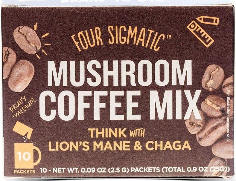Four Sigmatic Mushroom Coffee with Lion's Mane & Chaga 10 Packets