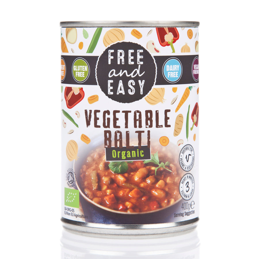 Free & Easy Free From Organic Vegetable Balti 400g