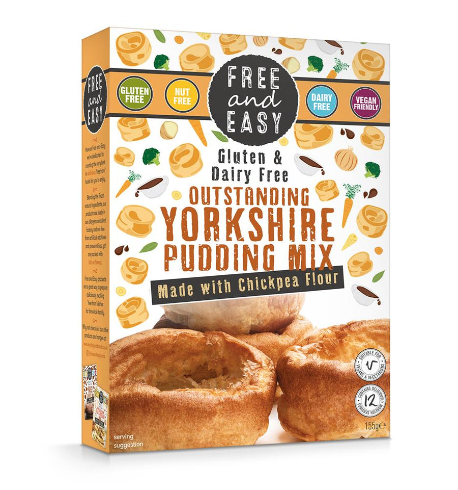 Free & Easy Outstanding Yorkshire Pudding Mix 155g