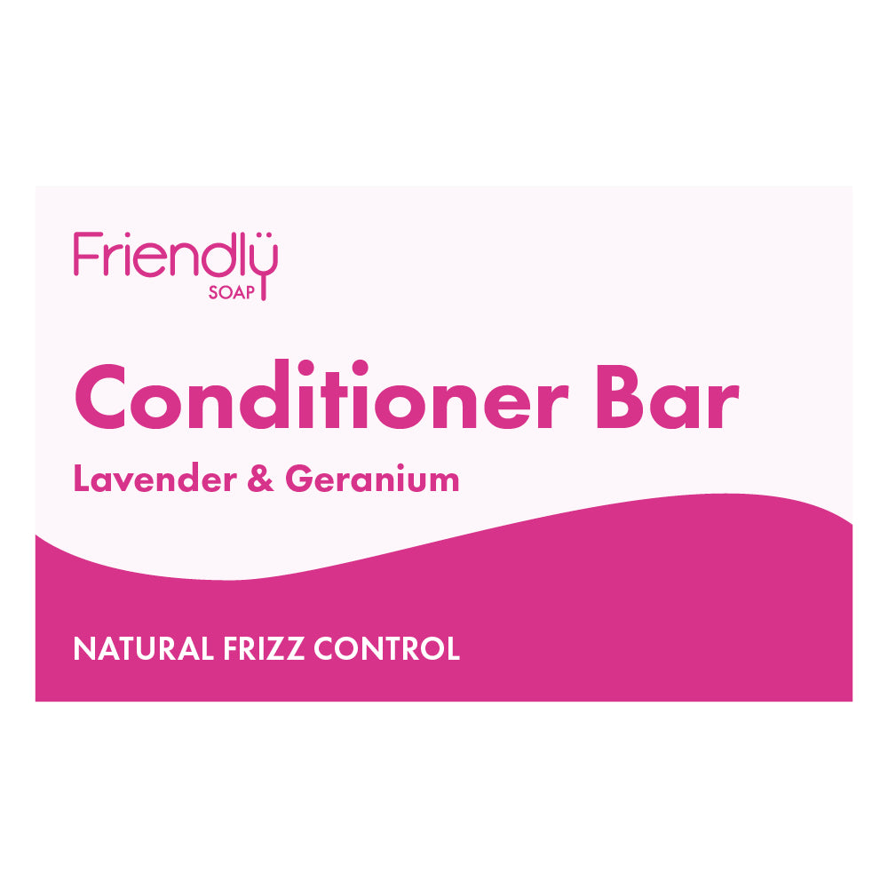 Friendly Soap Natural Lavender & Geranium Conditioner Bar 90g