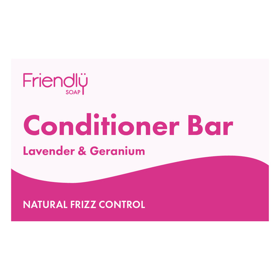Friendly Soap Natural Lavender & Geranium Conditioner Bar 90g